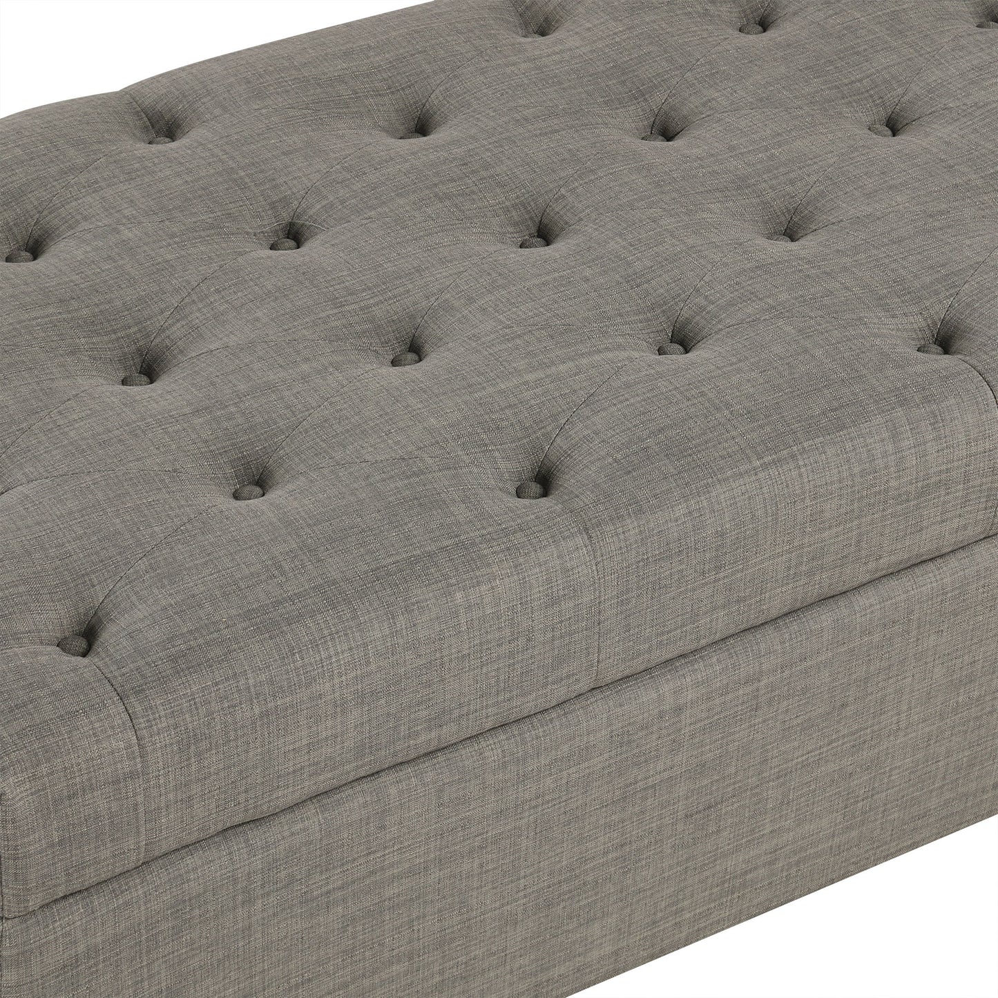 Convertible Ottoman Sleeper With Memory Mattress - Gray - Gray