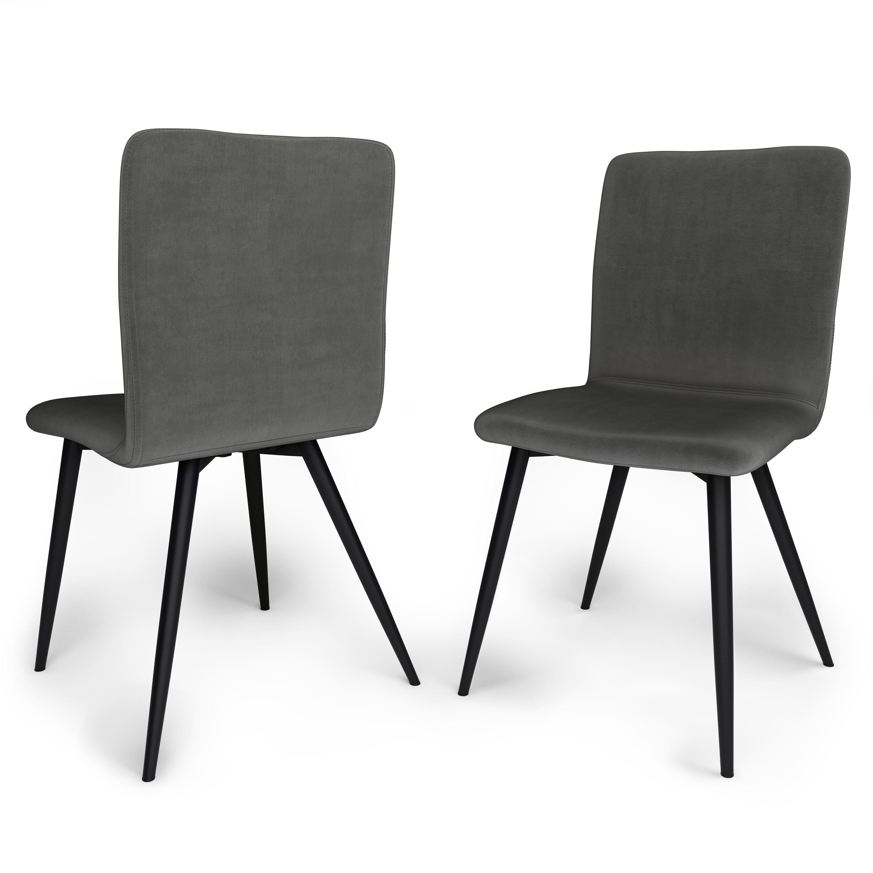 Baylor - Dining Chair (Set of 2) - Dark Gray