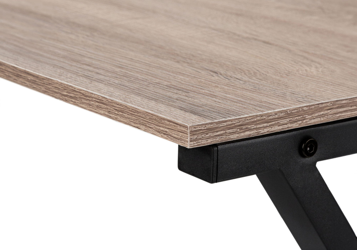 Computer Desk, Home Office, Corner, L Shape, Laptop, Contemporary & Modern - Taupe