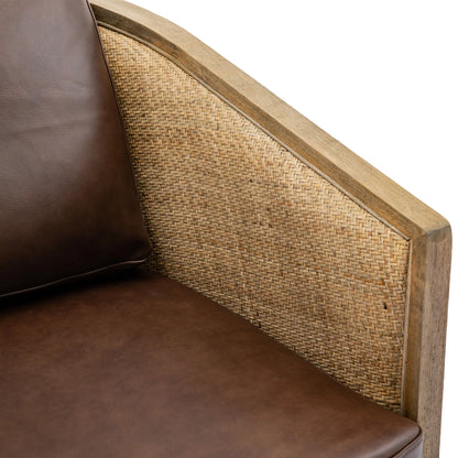 Swivel Barrel Chair, Comfy Round Accent Sofa Chair For Living Room, 360 Degree Swivel - Brown