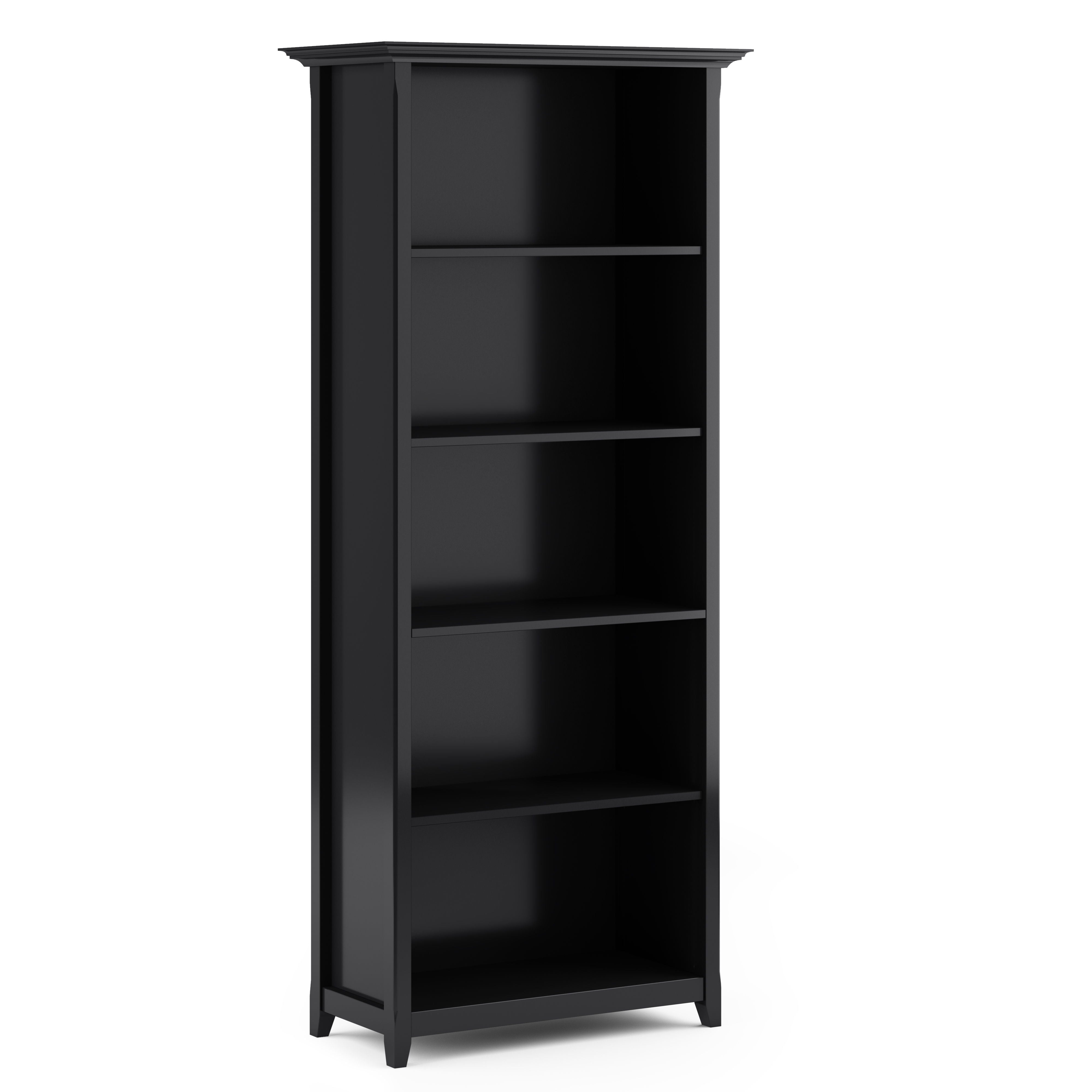 Amherst - 5 Shelf Bookcase - Black