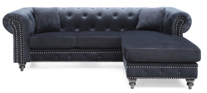 Nola - Sofa Chaise - Black