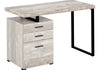 Computer Desk For Home Office, Laptop, Left, Right Set - Up, Storage Drawers - Taupe