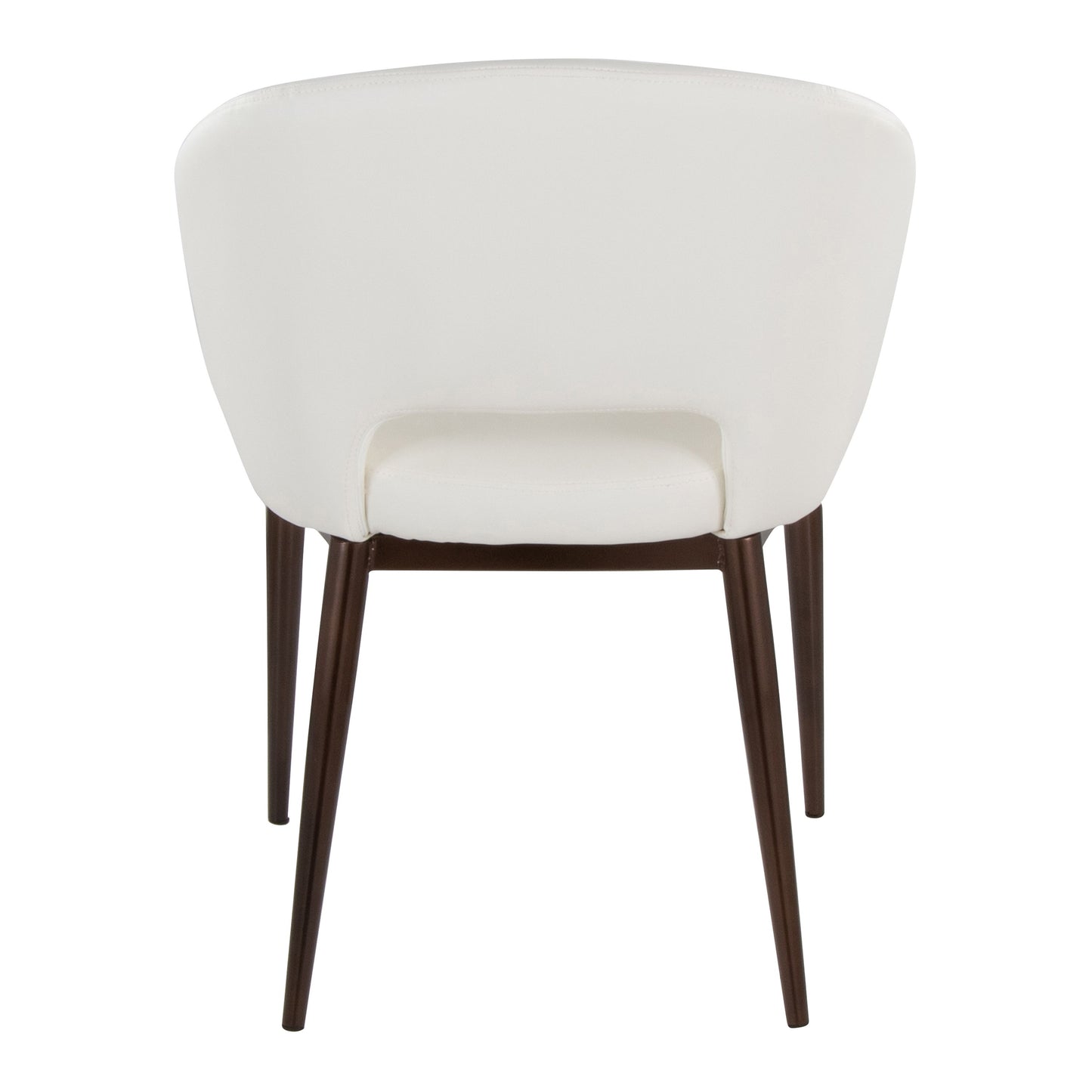 Renee - Contemporary Chair - Copper / White