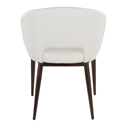 Renee - Contemporary Chair - Copper / White