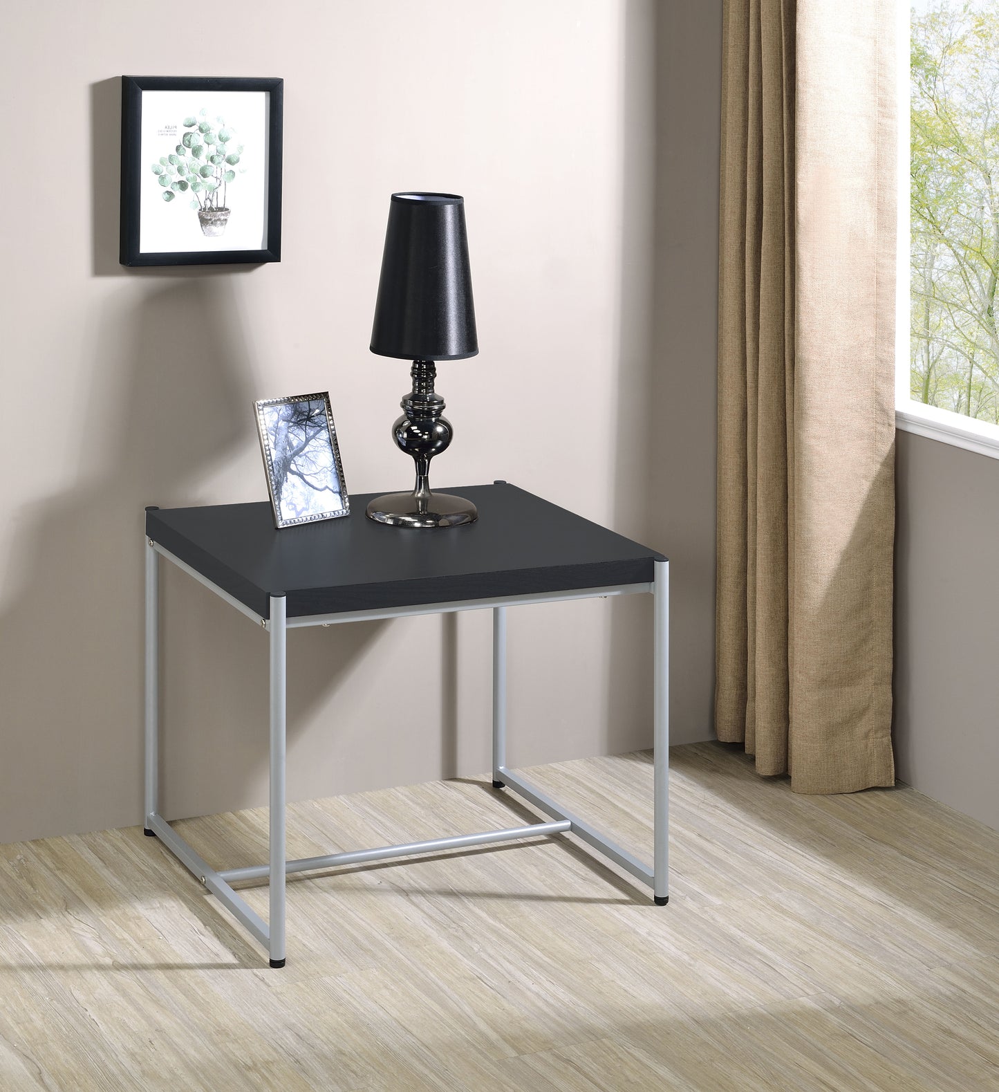 Lennox - 3 Piece Coffee And End Table (Set of 3) - Black
