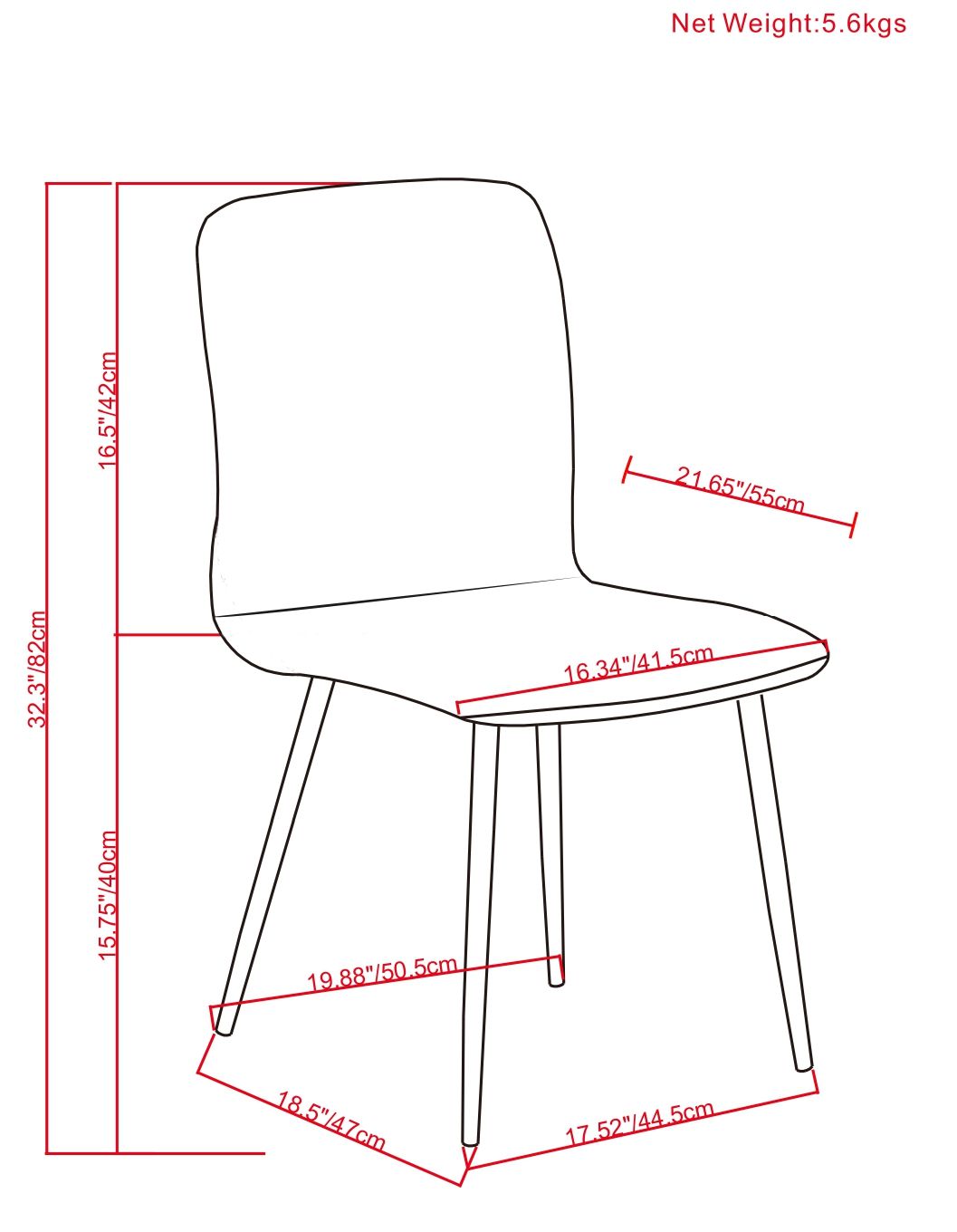 Baylor - Dining Chair (Set of 2) - Dark Gray
