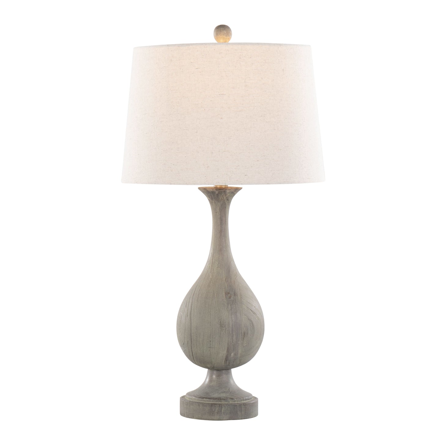 Cipolla - Poly Farmhouse Table Lamp (Set of 2) - Acid Dusty Poly / Antique Soft Brass / Natural