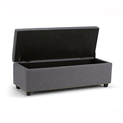 Hamilton - Storage Ottoman - Slate Gray