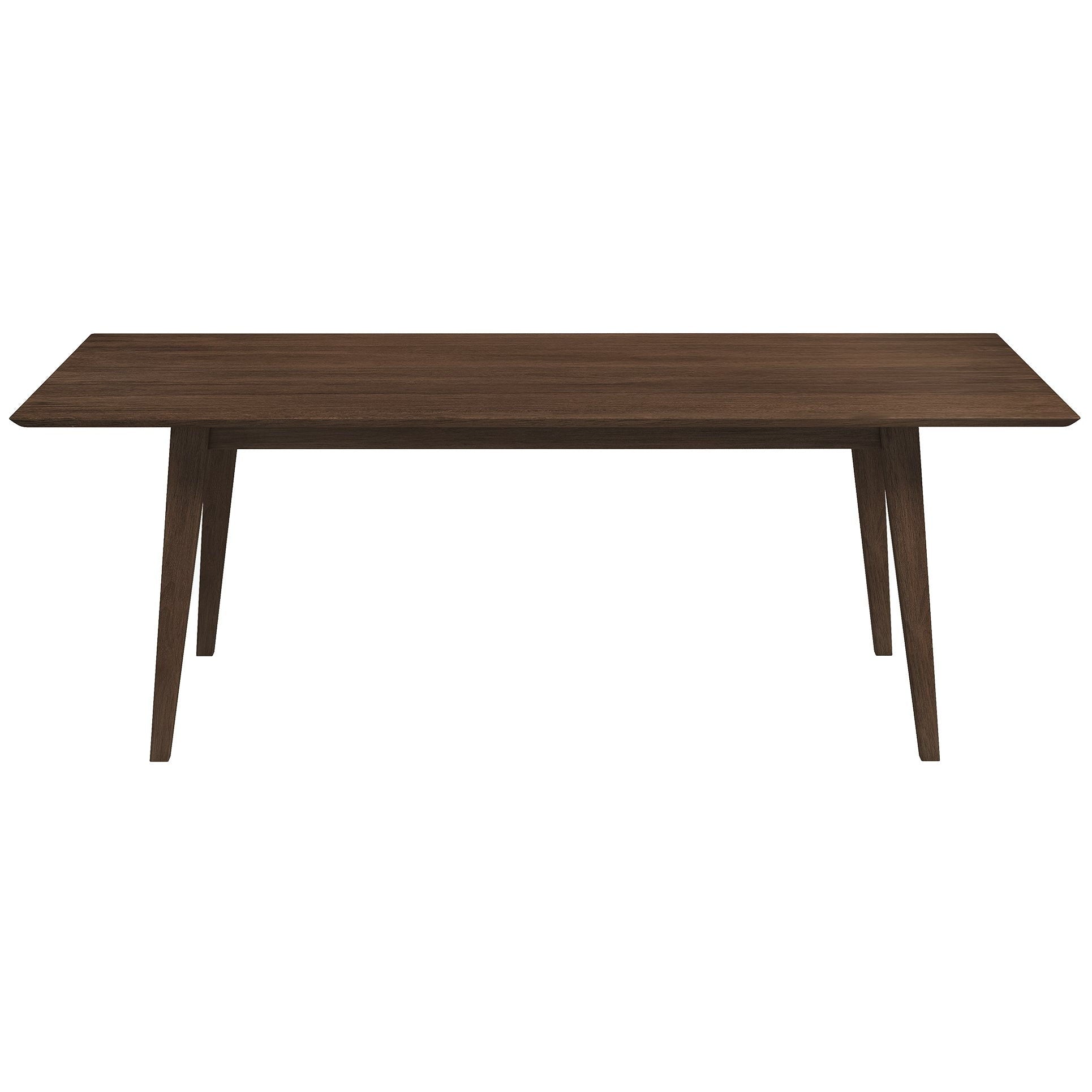 Levi - Modern Style Rectangular Dining Table - Brown