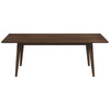 Levi - Modern Style Rectangular Dining Table - Brown