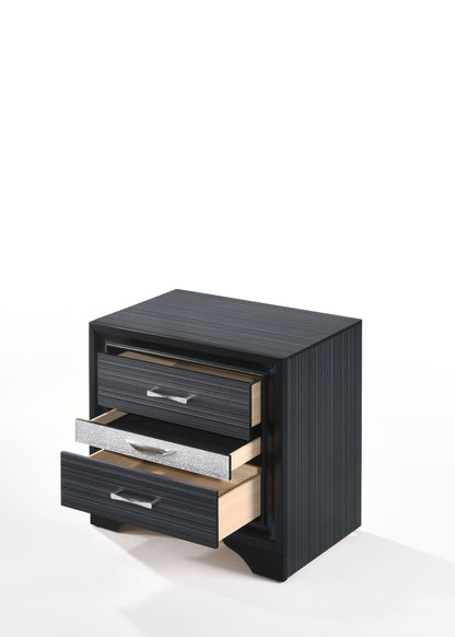 Naima - Nightstand - Black