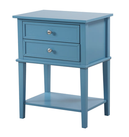 Newton - Stylish Contemporary Nightstand - Teal