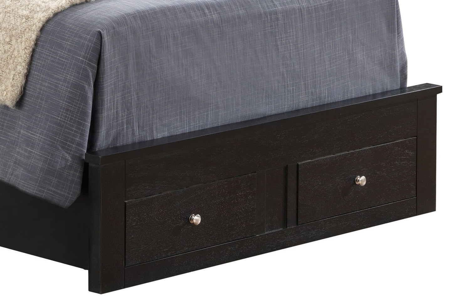 Twin Storage Bed - Black