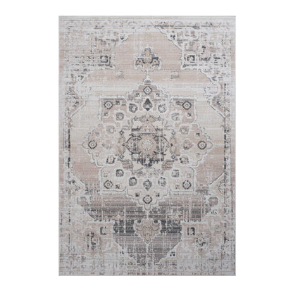 Payas - 2' X 3' Medallion Area Rug - Cream / Beige