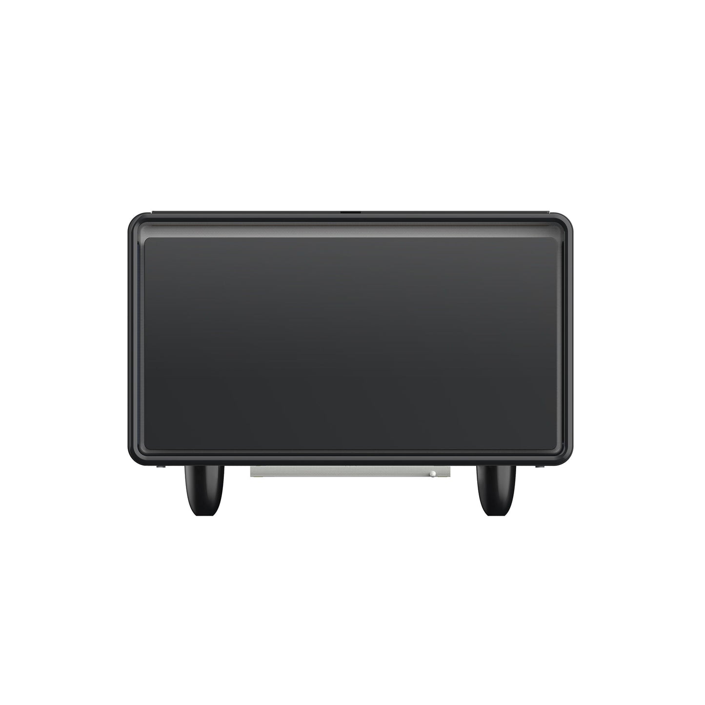 Modern Smart Side Table With Built-In Fridge, Wireless Charging, Temperature Control, Power Socket, USB Ports, Outlet Protection, Induction Light - Black