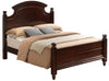 Queen Bed Traditional - Cappuccino