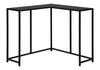 Corner Accent Console Table For Entryway, Contemporary & Modern - Black