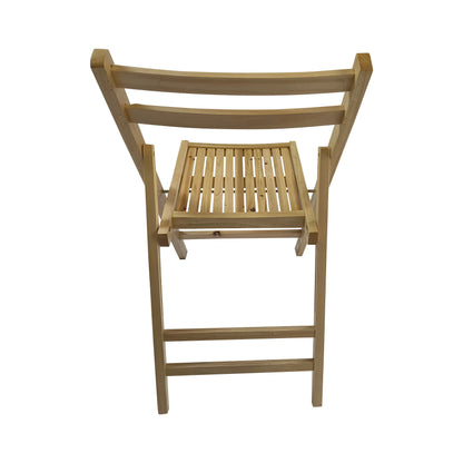 Folding Special Event Chairs, Foldable Style (Set of 4) - Wood