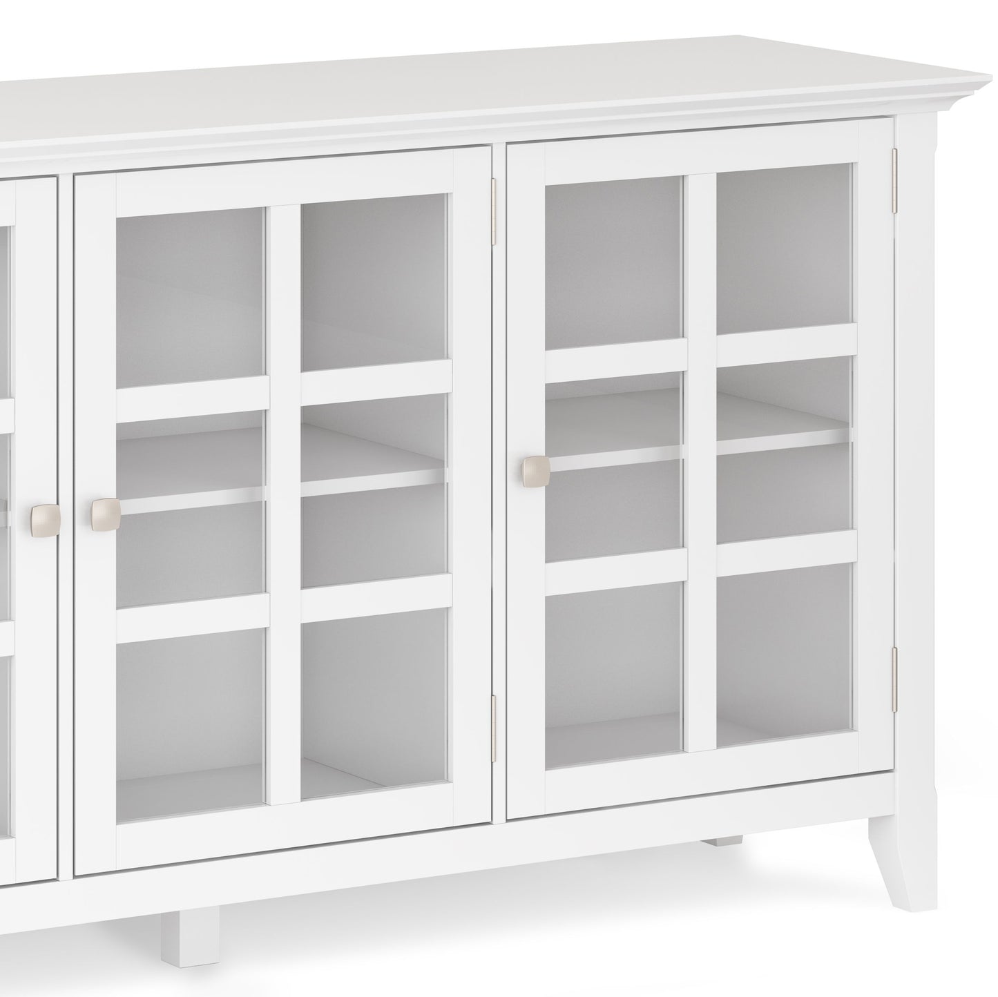 Acadian - Wide Storage Cabinet - White