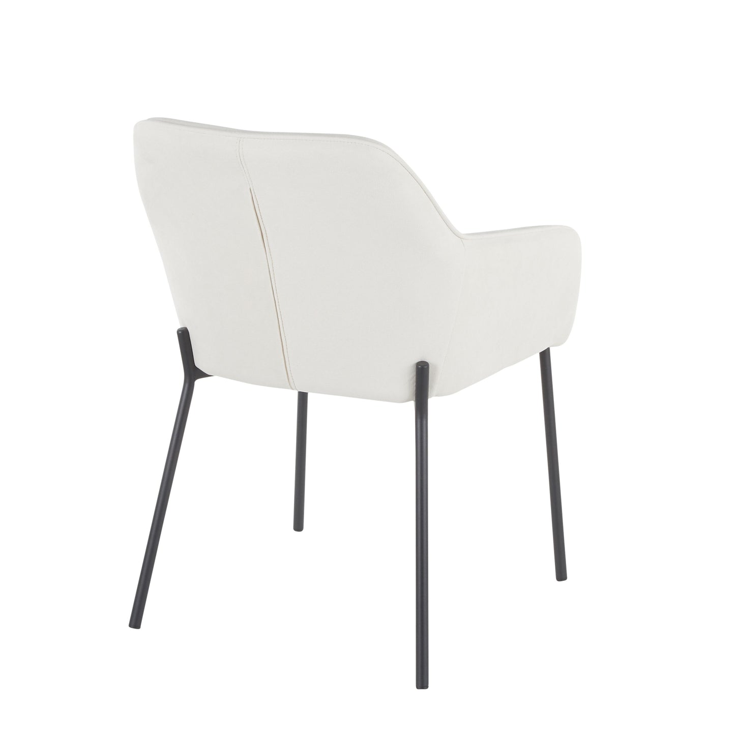 Daniella - Contemporary Dining Chair (Set of 2) - Black / Cream