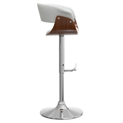 Sheldon - Adjustable Swivel Bar Stool - White