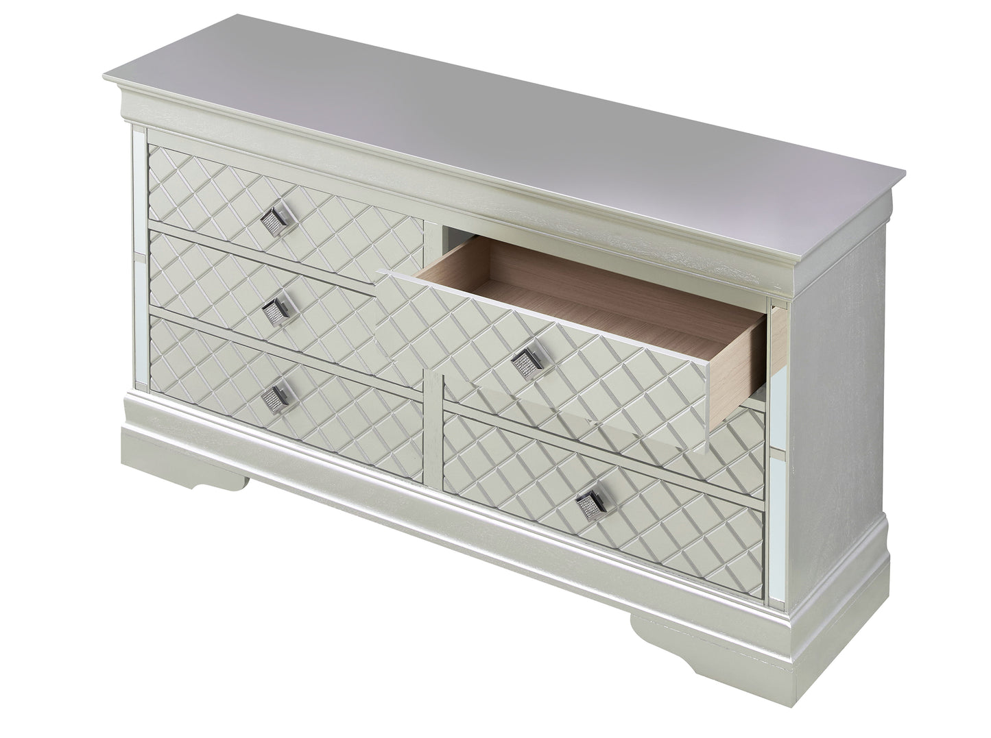 Verona - Dresser - Silver Champagne
