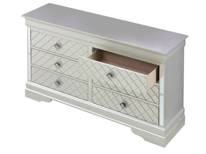 Verona - Dresser - Silver Champagne