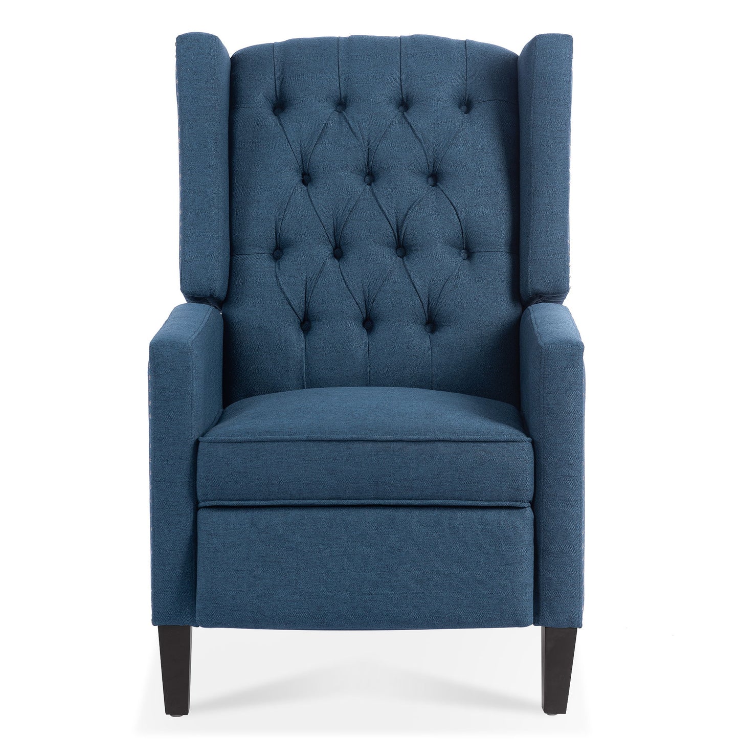 Manual Wing Chair Recliner - Blue