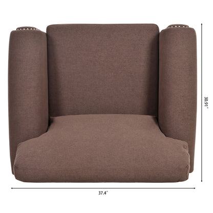 37.4" 1 Seater Sofa - Brown