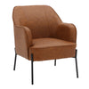 Daniella - Contemporary Chair - Black / Camel