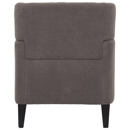 Upholstered Accent Chair Tufted Armchair For Living Room, Russet - Brown